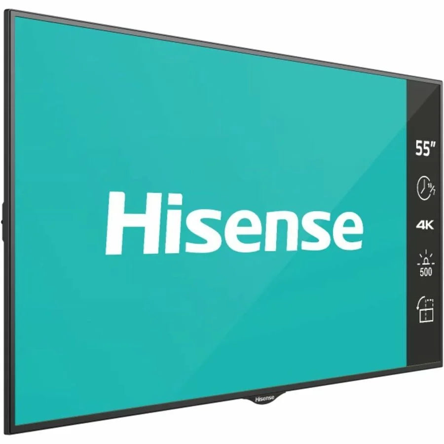 UHD 4K 500 Nits Prosumer 18 x 7 E-Series Digital Signage Display Flat Panel. Hisense 55B4E31T 55 in
