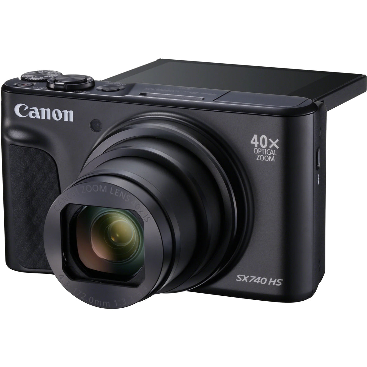 PowerShot SX740 HS 20.3 Megapixel Compact Camera, Black