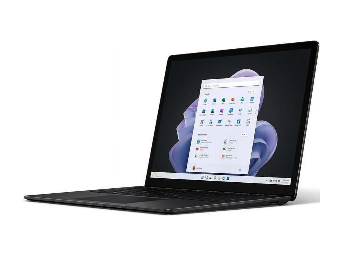 Surface Laptop 5 13.5" Touchscreen Notebook -  Core i5 12th Gen i5-1245U - 16 GB  RAM - 256 GB SSD - Windows 10 Pro -  Iris Xe Graphics - Matte Black - TAA Compliant  R8I-00002