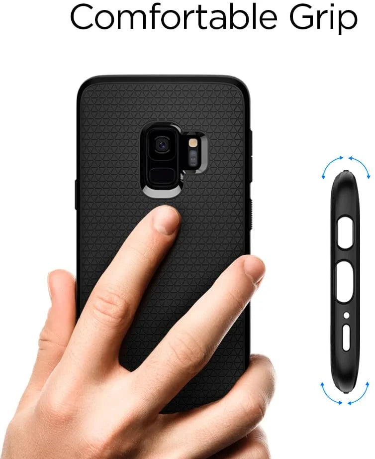Spigen Liquid Air Armor Designed for  Galaxy S9 Case (2018) - Matte Black
