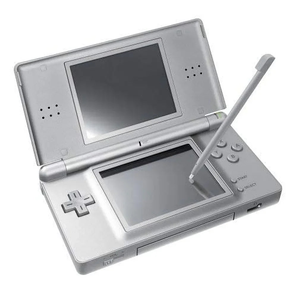 Restored Nintendo DS Lite Metallic Silver Gray Grey (Refurbished)