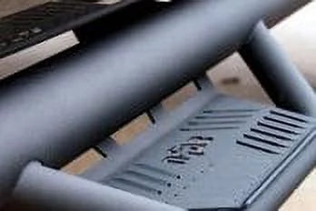 N-Fab by RealTruck Podium Stainless Steel Steps | Polished Stainless Steel, Cab Length | Hpt0786Cc-Ss | suitable with 2007-2021  Tundra Crewmax All Beds, SRW Gas