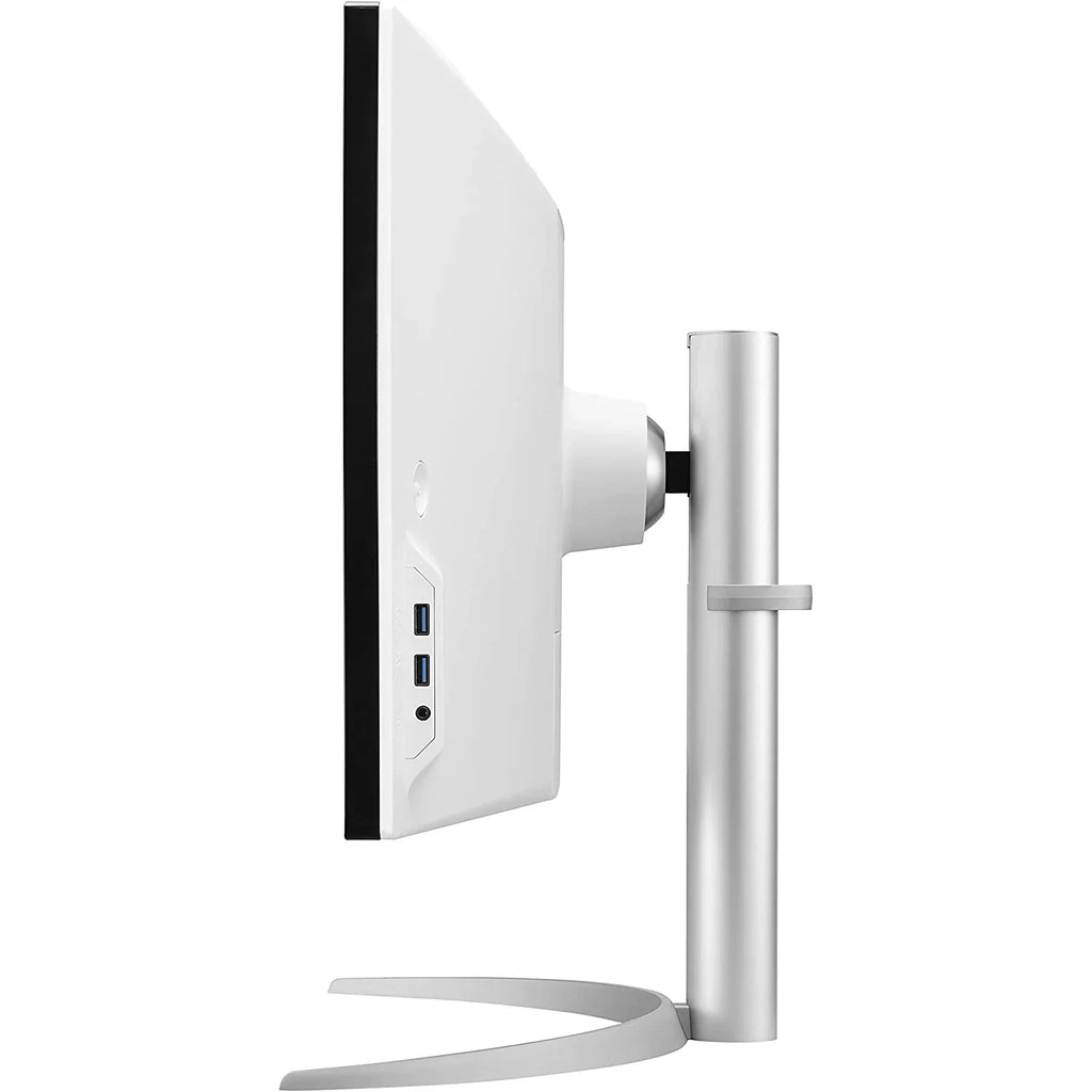 Open Box  49WQ95C-W 49" 32:9 Curved UltraWide DQHD (5120 x 1440) Nano IPS Monitor, NVIDIA G-SYNC suitable & AMD FreeSync Premium Pro, HDMI 2.1 and USB Type-C, Tilt/Height/Swivel Adjustable