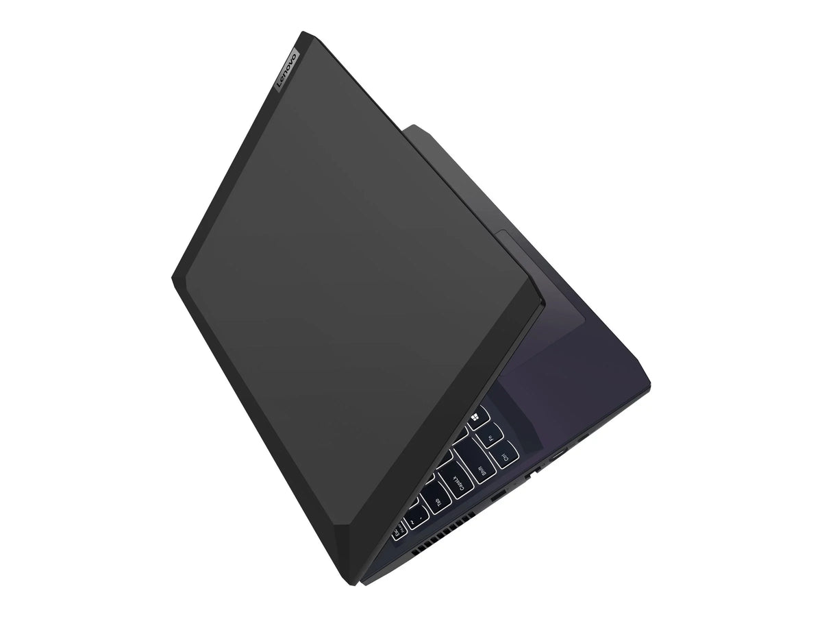 IdeaPad Gaming 3 15ACH6 82K2 - 180-degree hinge design - AMD Ryzen 5 5600H / 3.3 GHz - Win 11 Home - GF RTX 3050 Ti  - 8 GB RAM - 512 GB SSD NVMe, TLC - 15.6" IPS 1920 x 1080 (Full HD) @ 120 Hz - Wi-Fi 6 - shadow black - kbd: US
