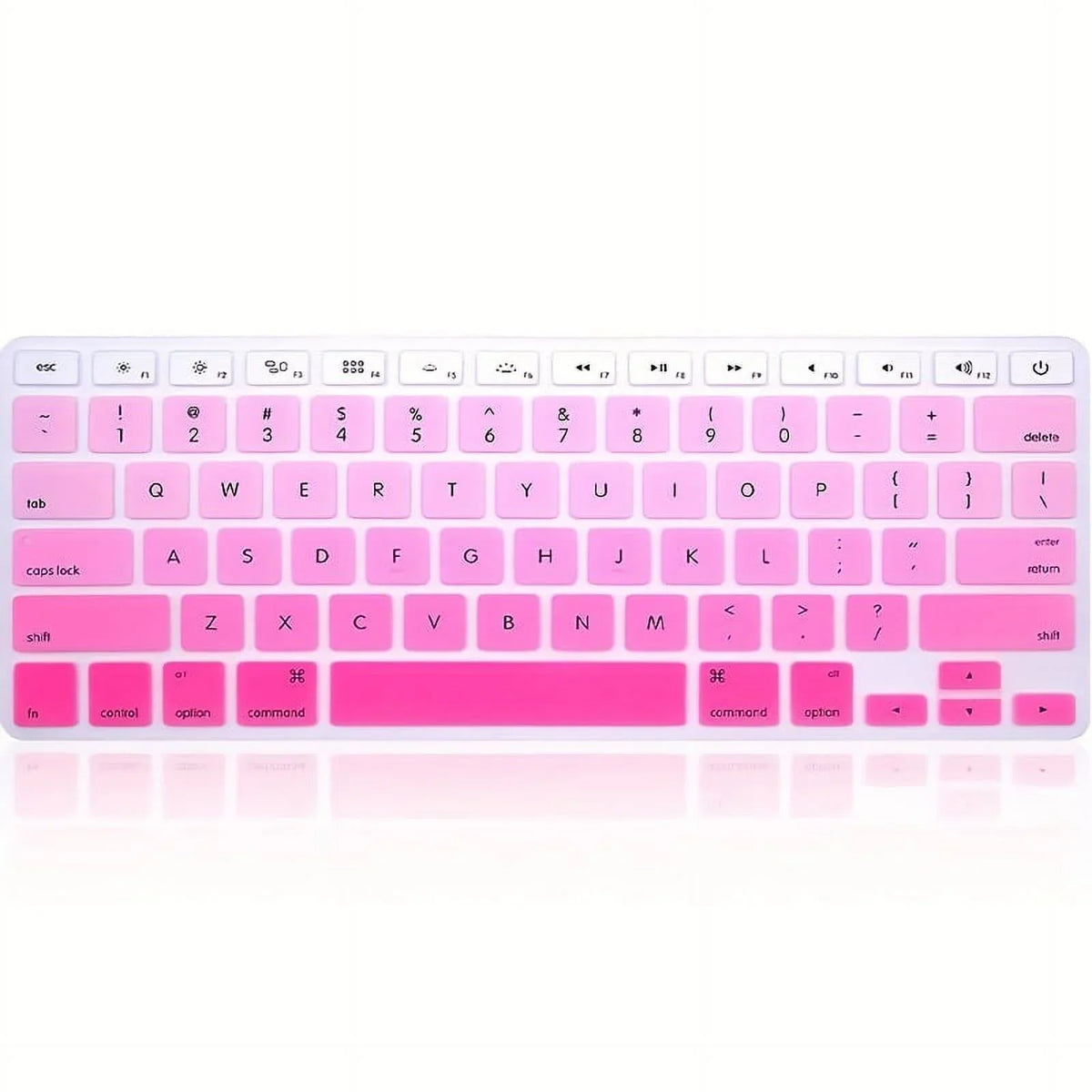 Silicone Keyboard protector Skin For MacBook Air 13 Inch A1466 A1369(Release 2010-2017)& MacBook Pro 13" 15" 17" (2019 Or Older Version,with/Without Retina Display)