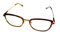 54mm. Lucky Brand Women's Eyeglass Tortoise Gold Butterly Metal D116