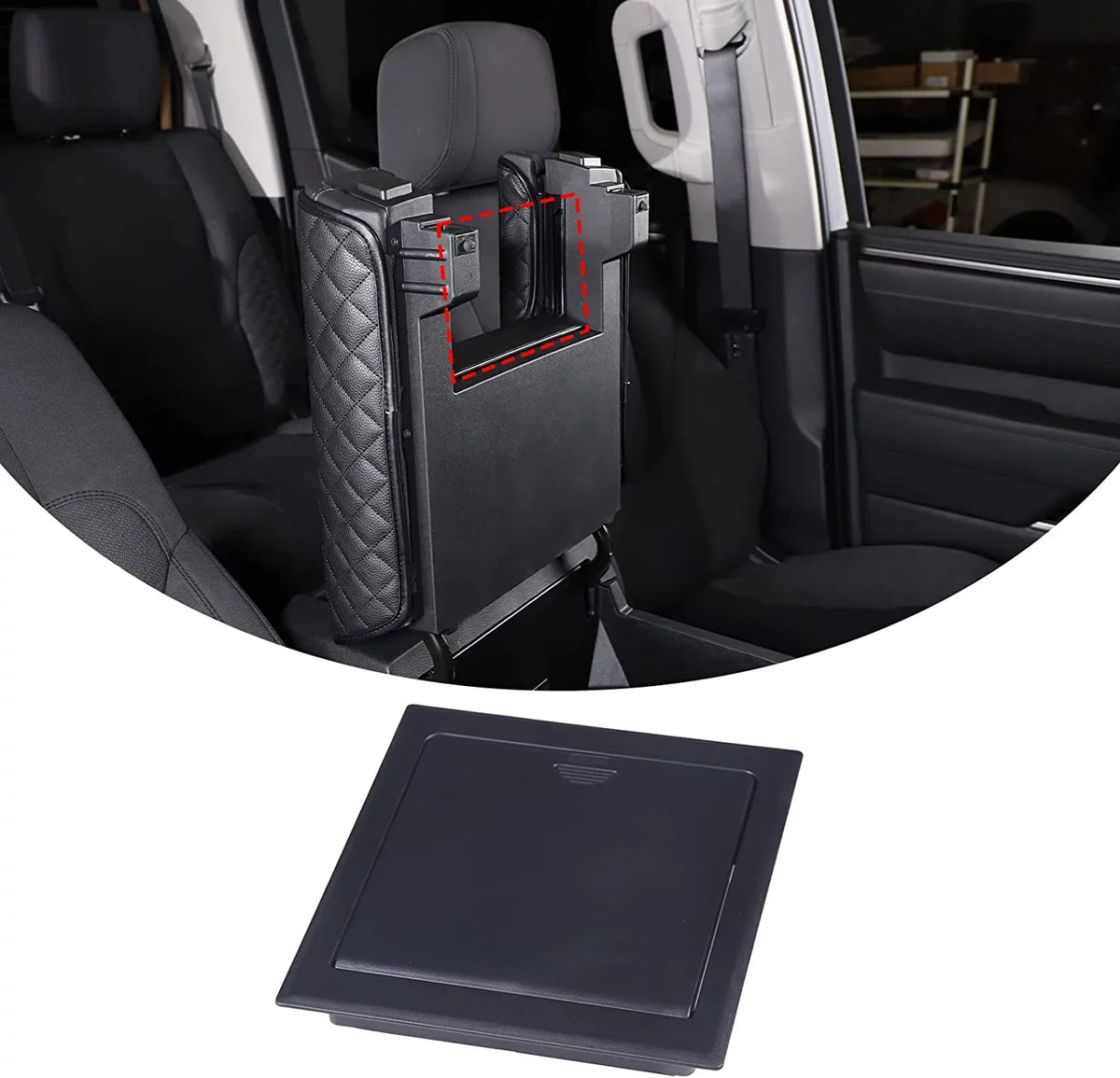 TINKI Center Console Organizer, Armrest Hidden Storage Box for  Tundra 2022 2023 Accessories, Car Central Control Armrest Box Hidden Privacy Storage Case