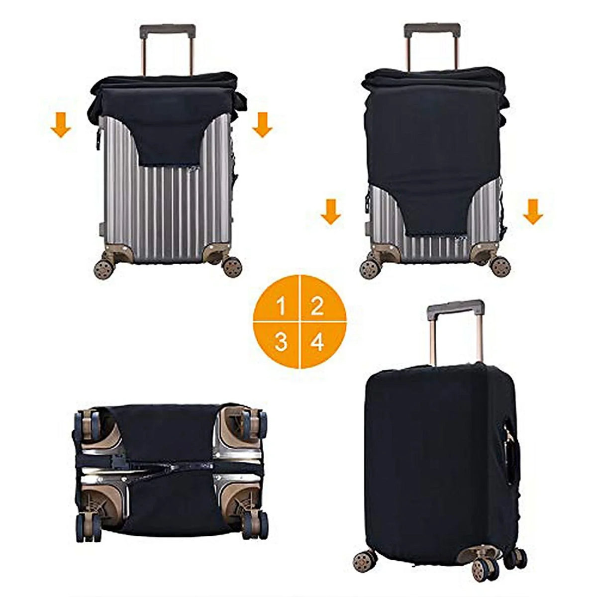 Kll Dancing African Womans Luggage protector Suitcase shield Suitcase Protector-