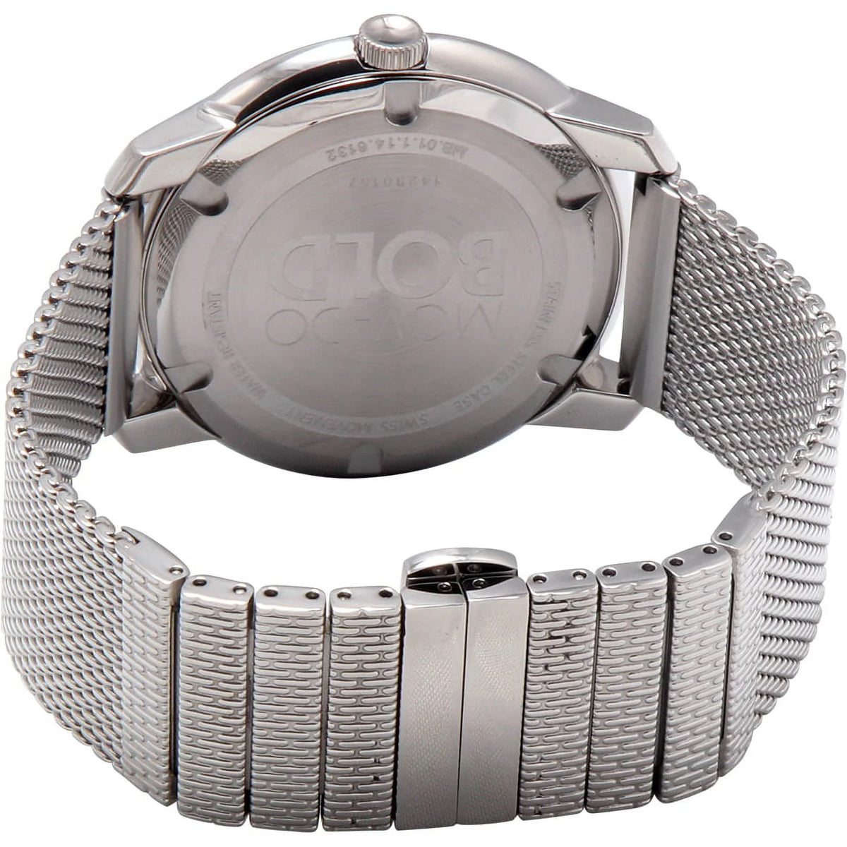 Movado Men's Bold Large Sunray Dial Analog Quartz 44mm Watch 3600260