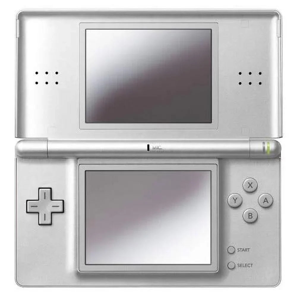 Restored Nintendo DS Lite Metallic Silver Gray Grey (Refurbished)