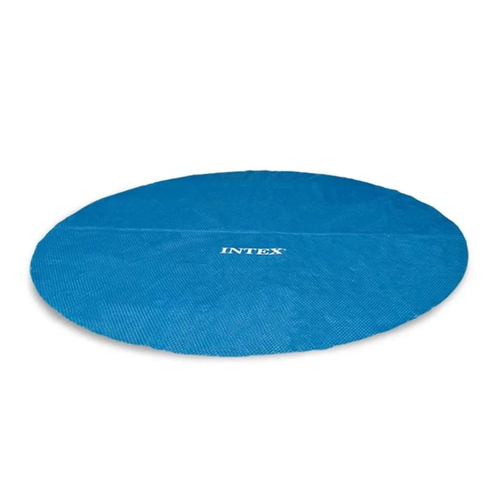 Intex 48in x 18ft Inflatable Round Metal Frame Above Ground Pool with Ladder, Pump & protector