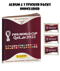 Panini Fifa World Cup Qatar 2022 Album With 3 Sticker Packs Included (Soft shield)