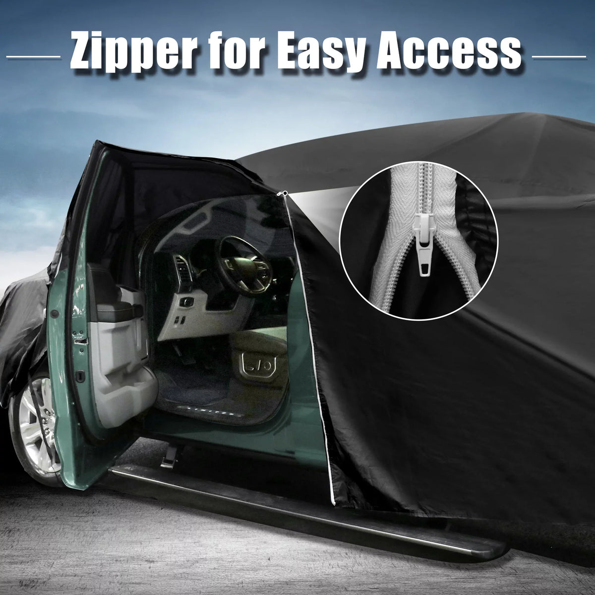 Black Pickup Truck protector for  Tacoma Extended Cab Crew Cab 4-Door 05-2021