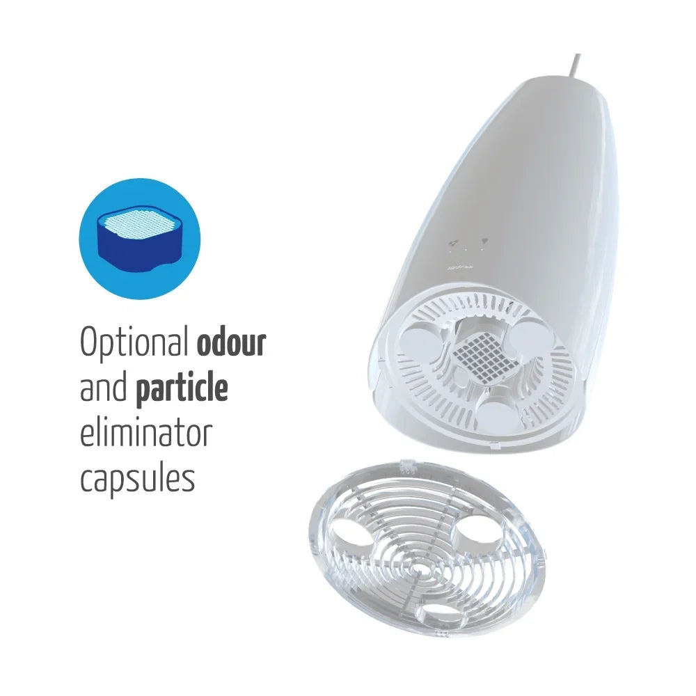 ft.. Airfree Lamp Filterless Silent Air Purifier | No Filter, Fan, or Humidifier | Covers 430 sq