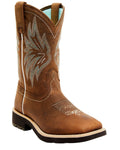 Shyanne Women's Xero Gravity Calyx Western Performance Boot Broad Square Toe Brown 9 M  US