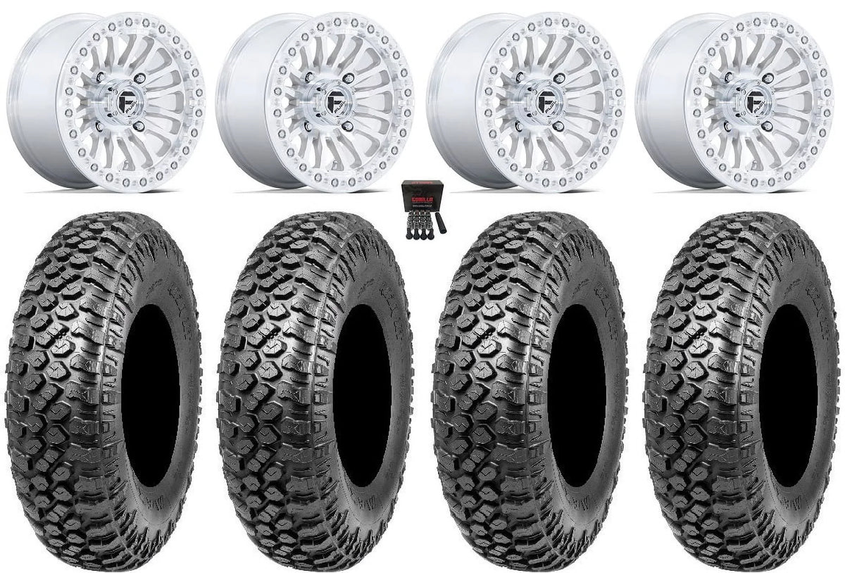 Fuel Rincon Bdlk 15" Wheels Mh 32" RAZR XT Tires Polaris RZR XP 1000 / PRO XP / Ranger XP 900/1000