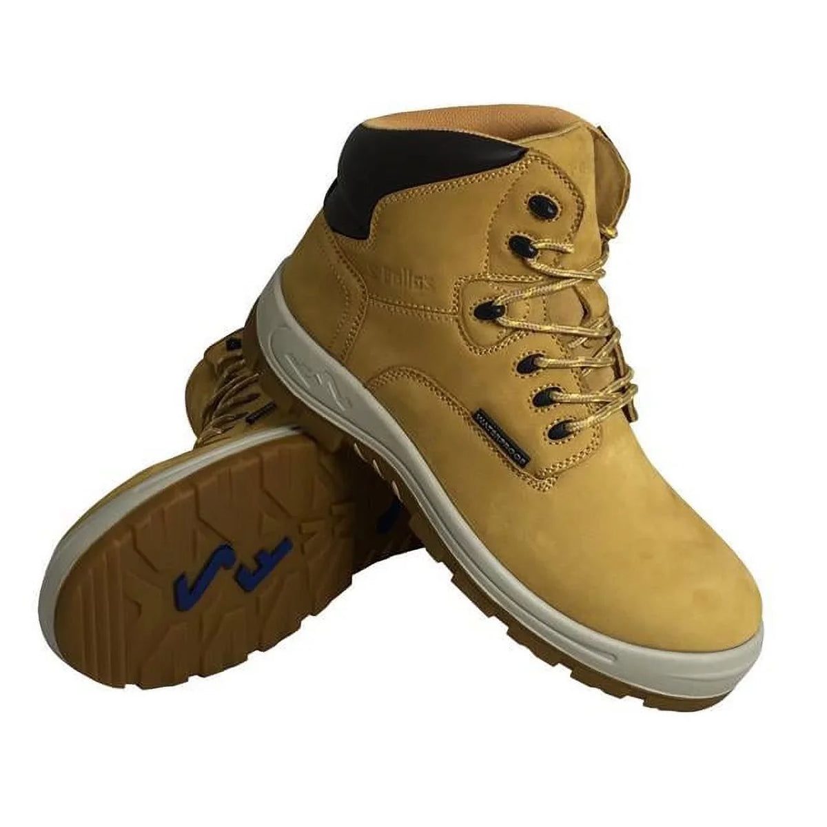 Hiker Work Boot  Wheat - Size 10. Men's Poseidon Comp Toe Waterproof 6 in