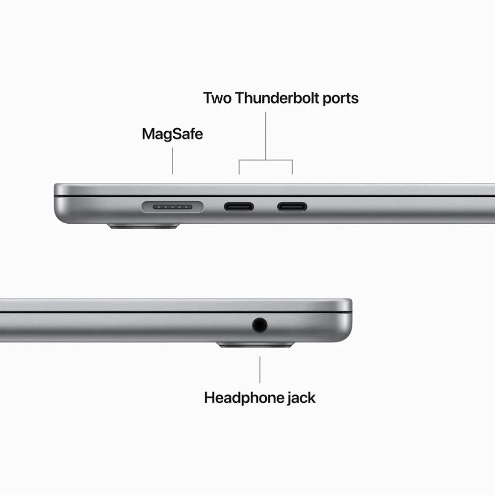 Restored  MacBook Air 15" Laptop with M2 Chip, 8GB RAM, 512GB SSD in Space Gray MQKQ3LL/A Like New (Refurbished)