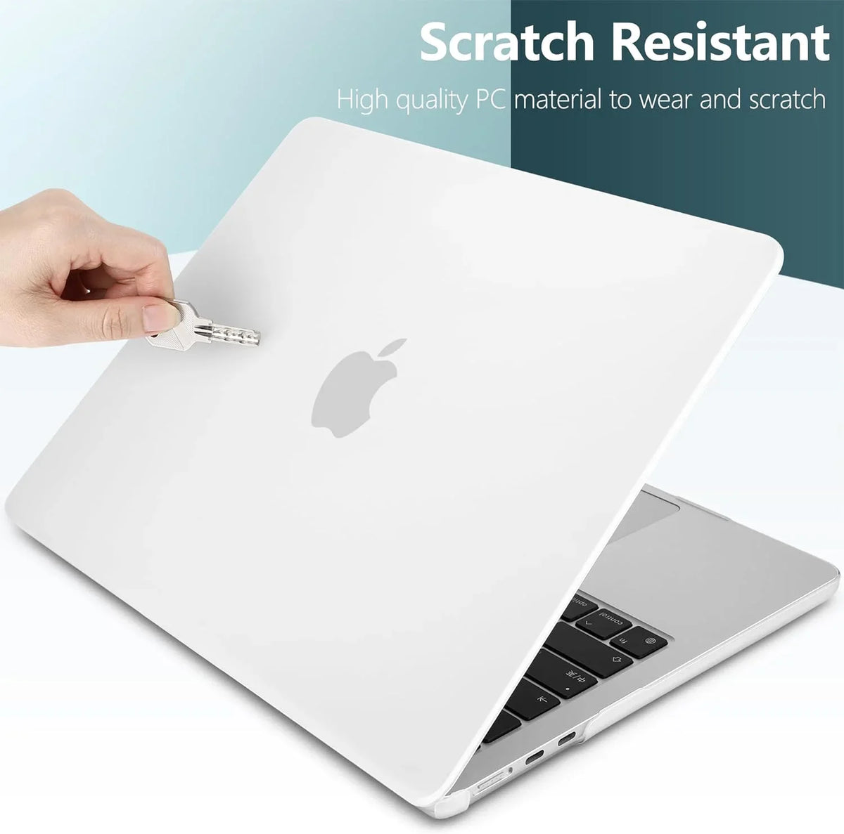 DONGKE appropriate with M2 MacBook Air 13.6 inch Case 2022 2023 A2681, Hard Shell Case with Keyboard protector &