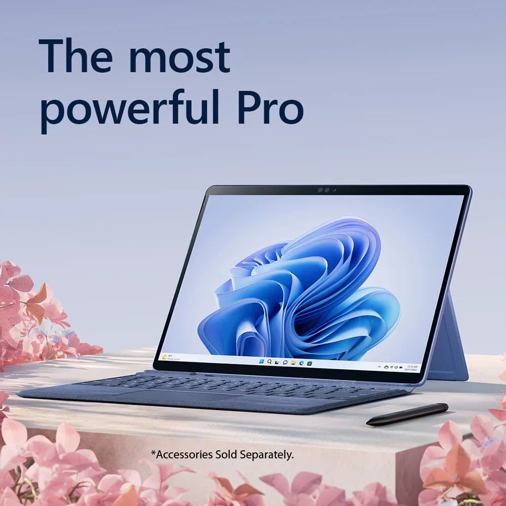 Restored  Surface Pro 9 13" Touch Tablet,  i7 16GB/256GB, Sapphire (Refurbished)