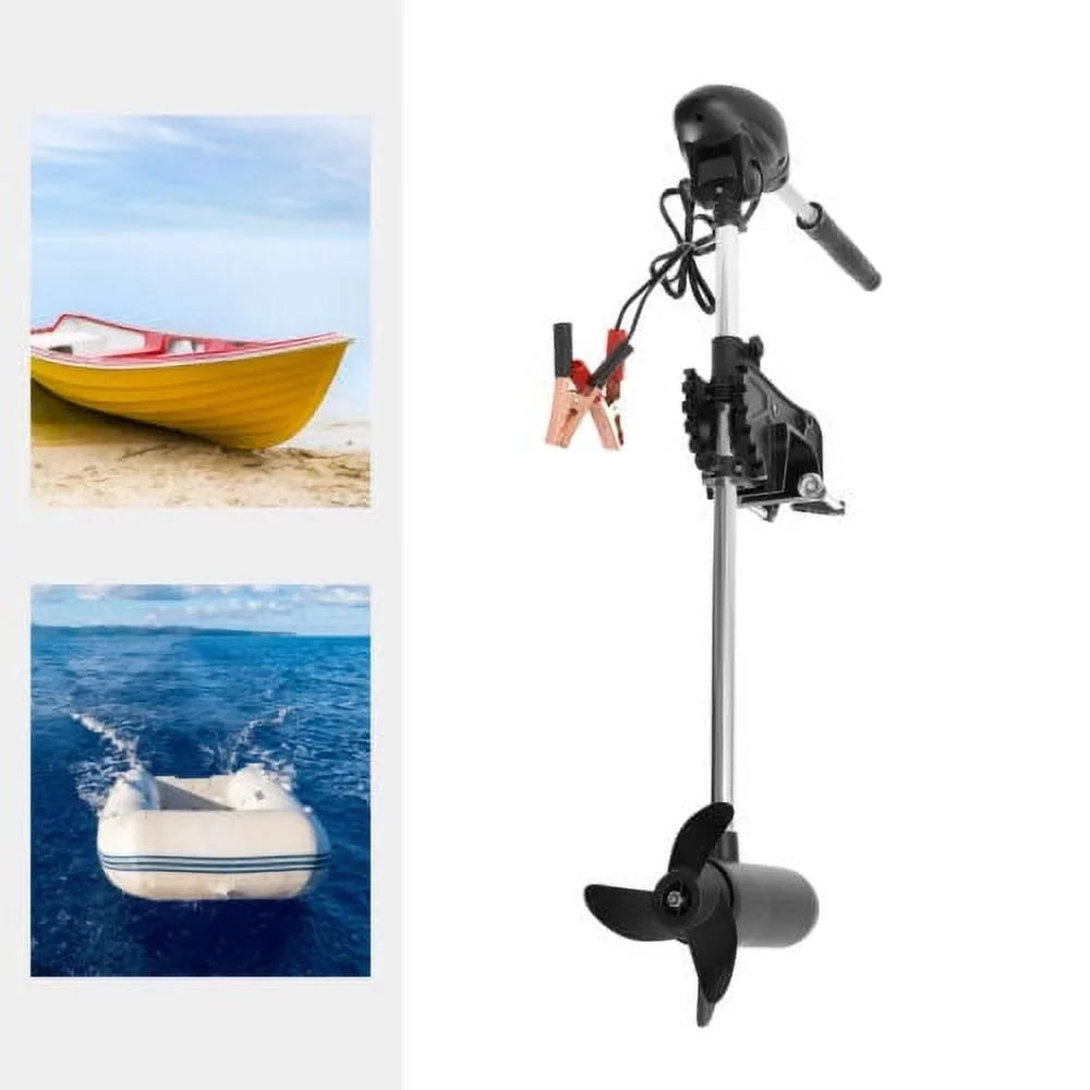 12V 60lbs Foldable Electric Trolling Motor Outboard Motor Fishing craft Engine