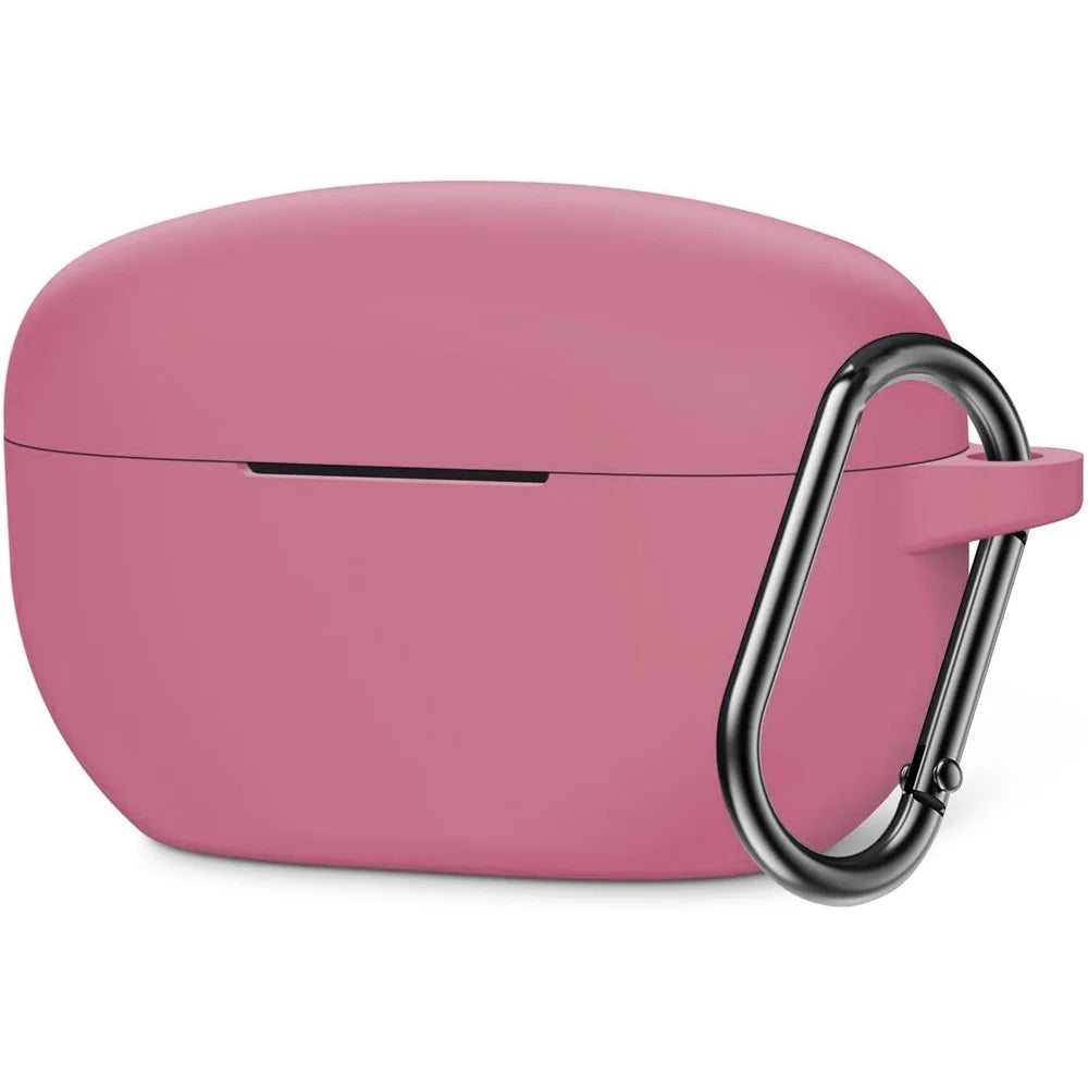 WF-1000XM5 Industry Leading Noise Canceling Truly Wireless Earbuds (Silver) Bundle with Silicone Case (Pink), Memory Foam Ear Tips, USB-A to USB-C Cable & 1 YR CPS Enhanced Protection Pack