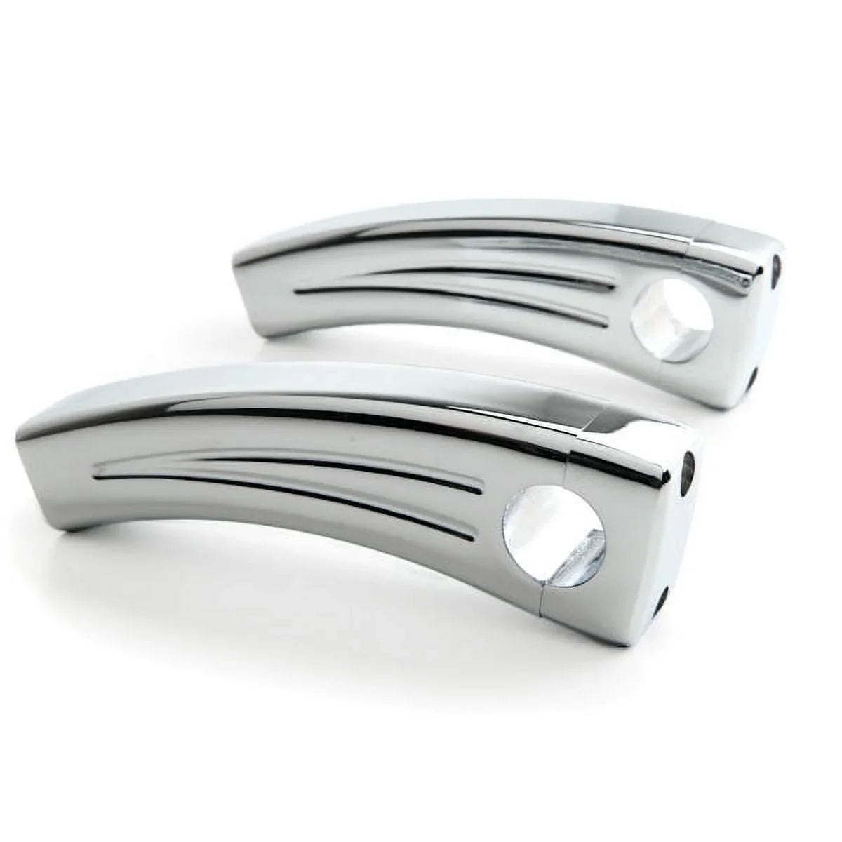 Krator 5.5" Chrome Motorcycle Handlebar Pullback Riser appropriate with Yamaha TX SR CS YX RD 350 400 500 600 650 750