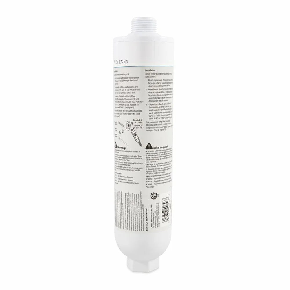 Camco 40646 - TastePURE KDF 2.5 GPM White liquid Filter