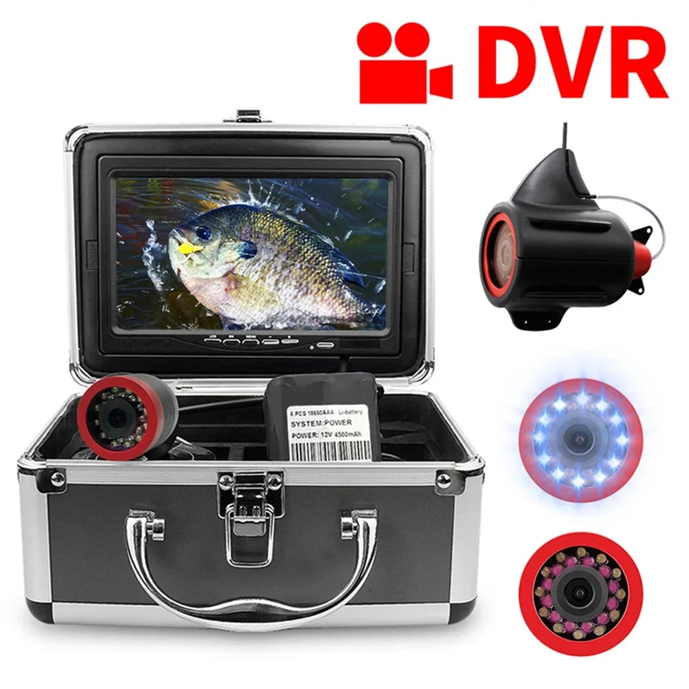 Erchang Portable Video Fish Finder for Lake Sea Fishing 7 Inch DVR Underwater Fishing Camera