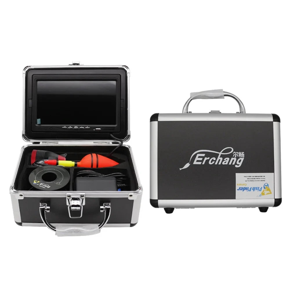 Erchang Underwater Fishing Camera Portable Fish Finder with 7 Inch for ship Kayak Lake Sea Fishing Explore Depths, Maximize Your Fishing Efficiency