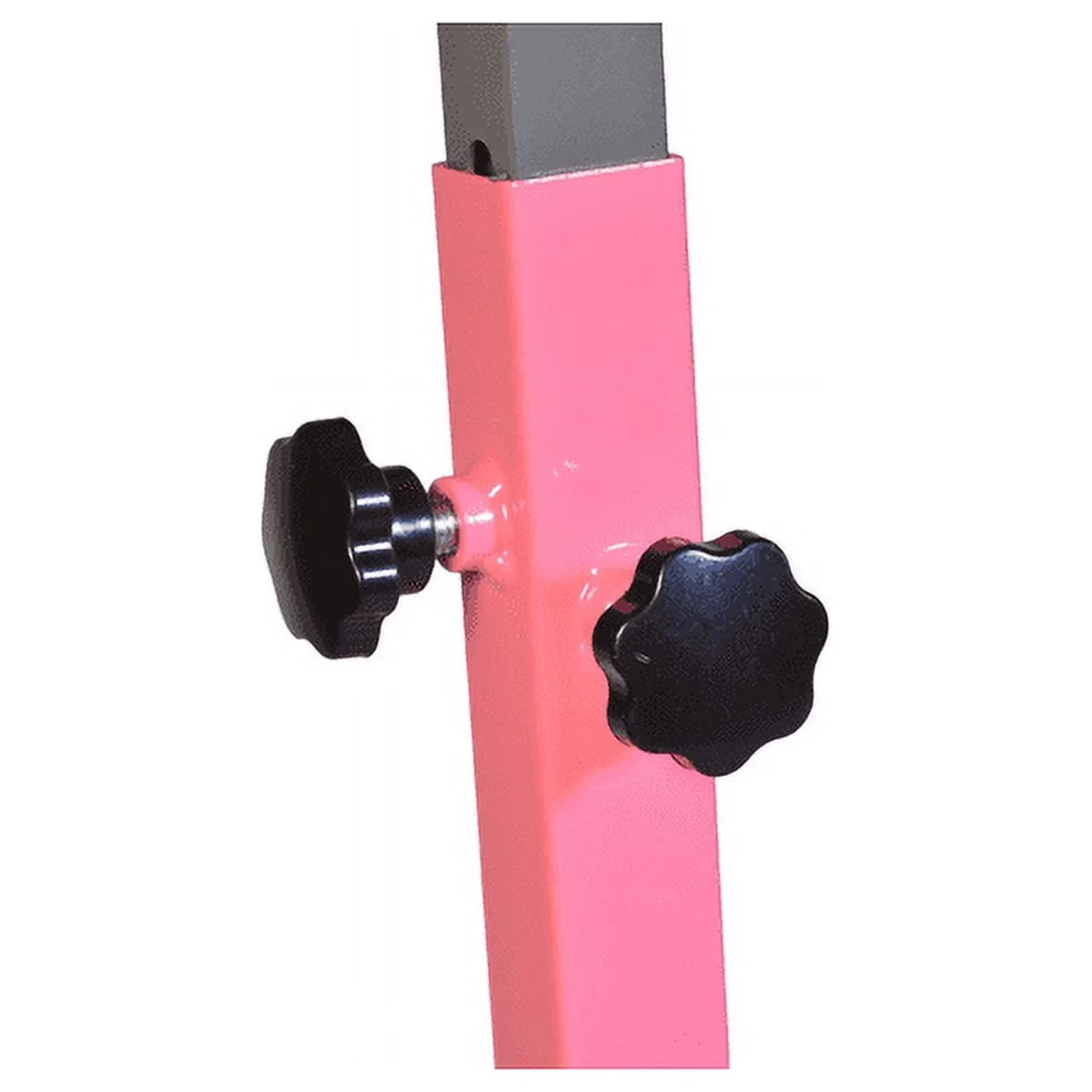 5 Star-TD Pink Gymnastic Kip Bar - Adjustable 3-5FT Junior Training Equipment, Heavy Duty Horizontal Bar with Curved Legs for Kids Home Gym, Strong and Durable