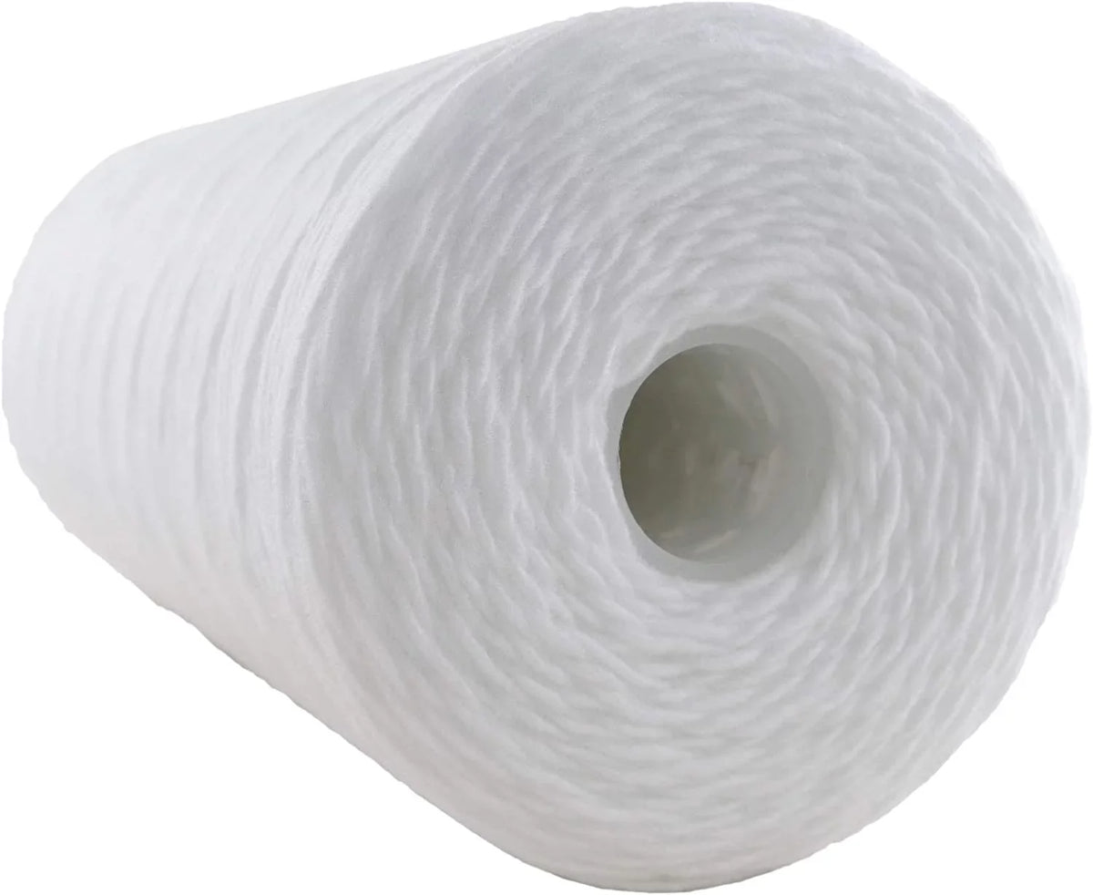 SpiroPure SP-WP25-BB 10x4.5 25 Micron String-Wound Polypropylene liquid Filter Cartridge WP25BB97P 355216-43 CW25-BBS (Case of 8)