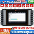 Foxwell NT726 OBD2 Scanner All Systems Diagnostic Tool ABS Bleeding SAS Calibration Oil EPB Throttle Reset 12 Maintainence Services Car Code Reader Free Update with a 5.5inch Touchscreen