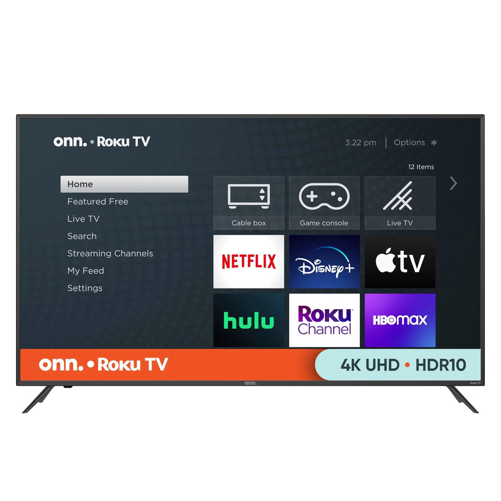 58” Class 4K UHD (2160P) LED Roku Smart TV HDR (100069454). onn