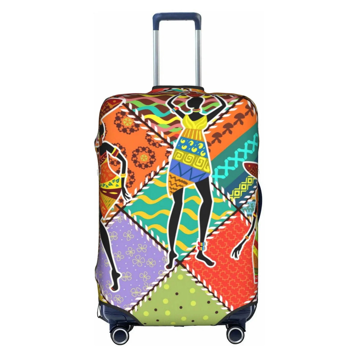 Kll Dancing African Womans Luggage protector Suitcase shield Suitcase Protector-