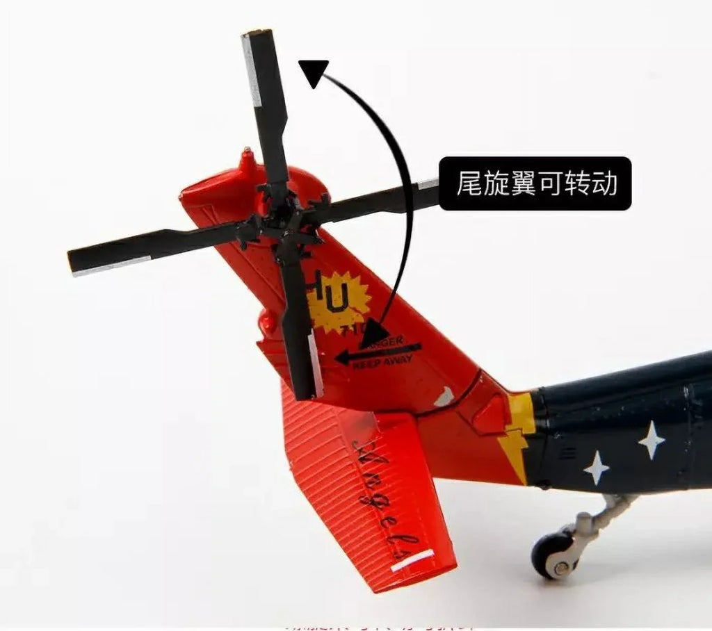 Classic Fighter Model 1:72 USA UH-60 Black Hawk helicopter (Sea Hawk version)  Diecast Airplanes Military Display Model Aircraft for Collection