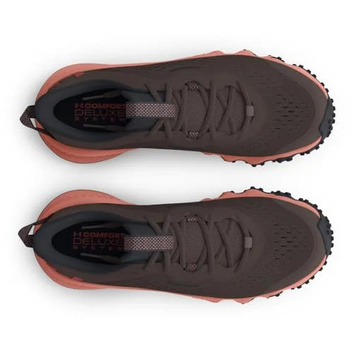 Under Armour Women's Charged Maven Trail, (200) Fresh Clay/Black/Cinna Red, 6, US