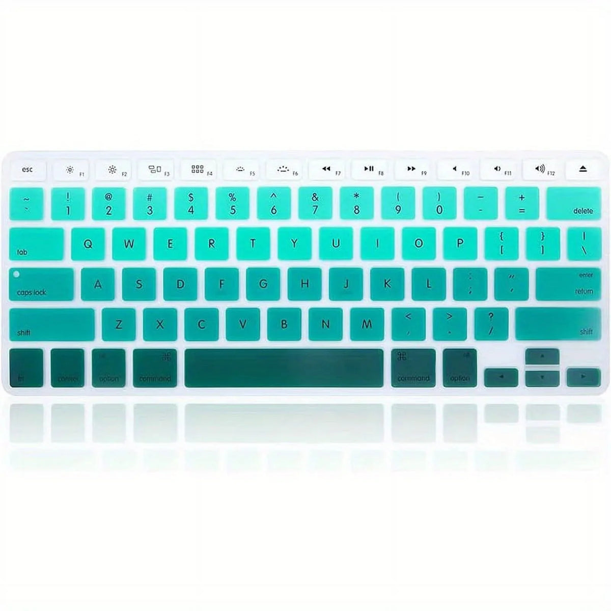 Silicone Keyboard protector Skin For MacBook Air 13 Inch A1466 A1369(Release 2010-2017)& MacBook Pro 13" 15" 17" (2019 Or Older Version,with/Without Retina Display)