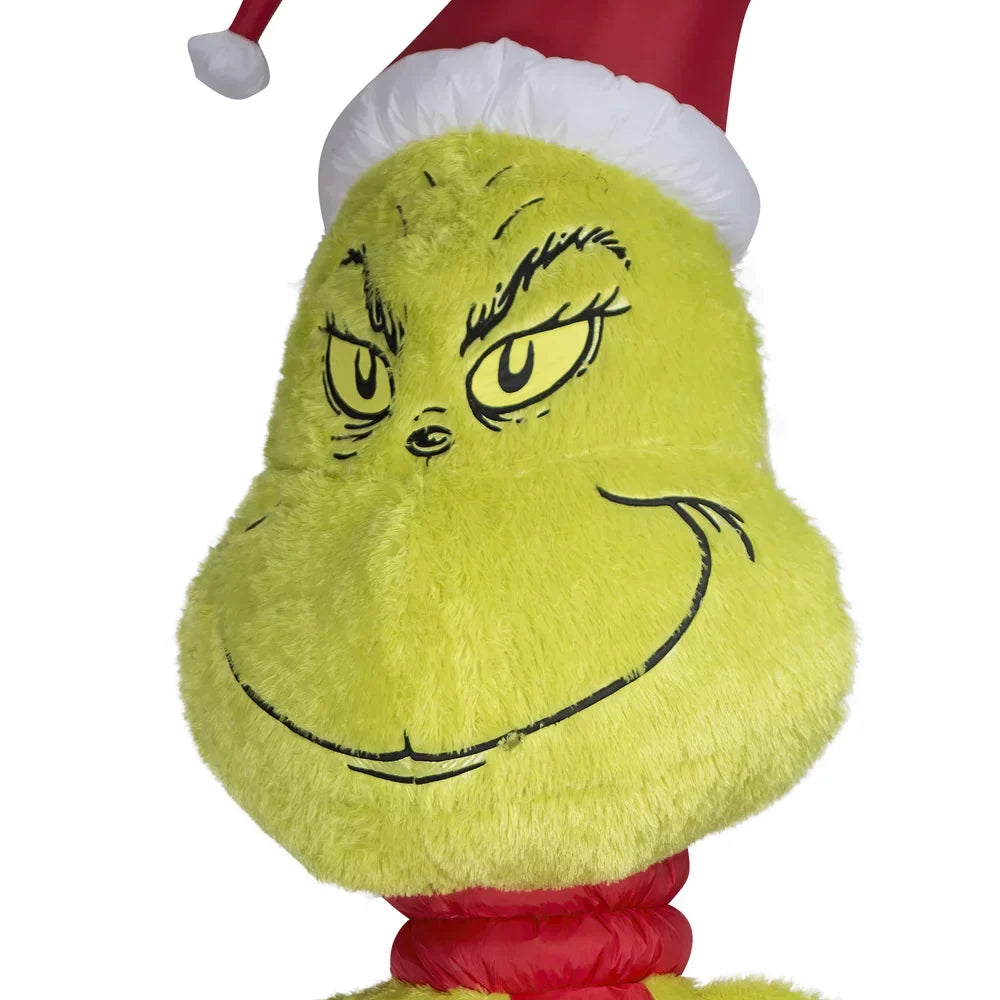 Seuss, 10 Feet. Giant Fuzzy Plush Grinch from Dr