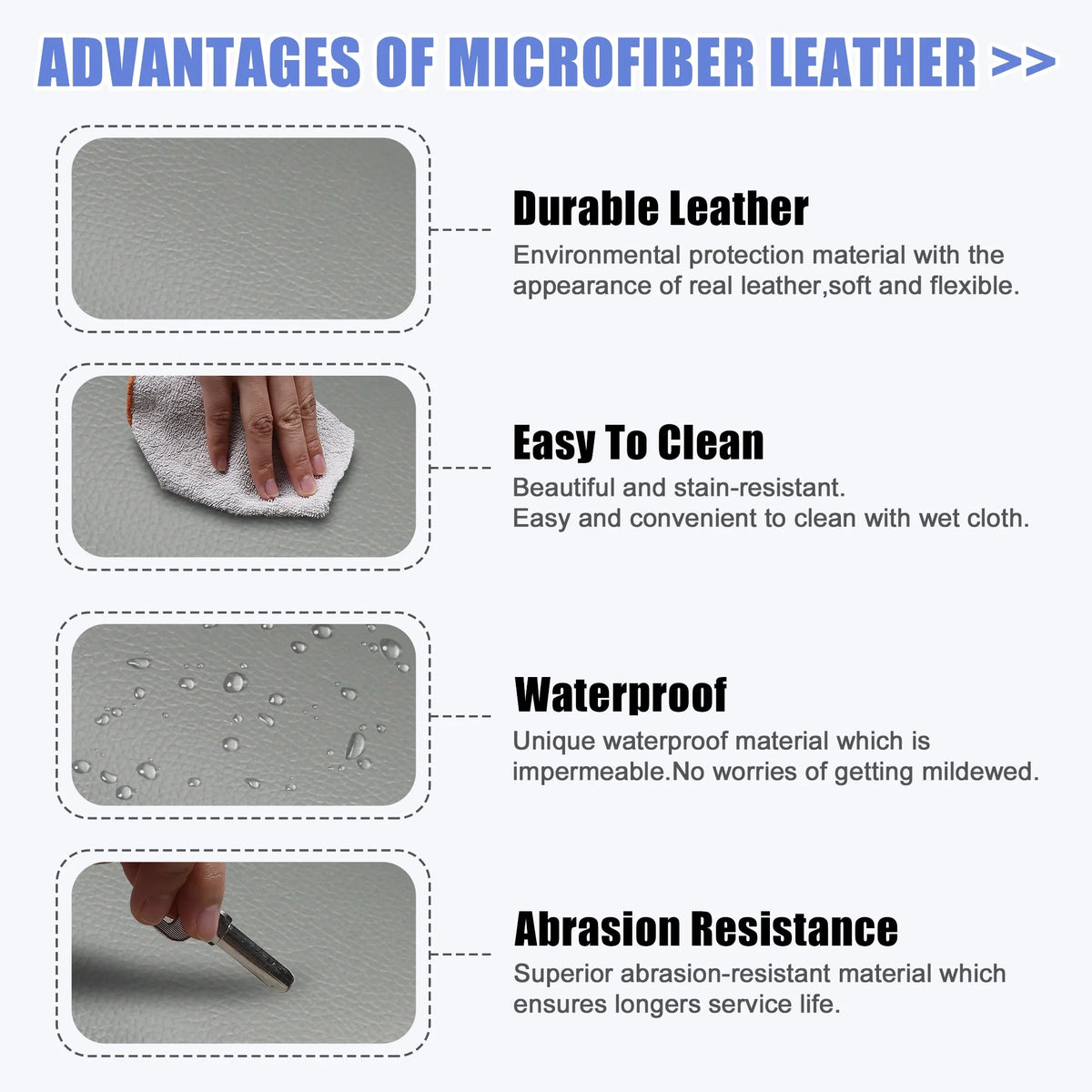 Unique Bargains Center Console Lid Armrest Seat Box protector Protector for Cadillac Escalade 2003-2004 Faux Leather Gray