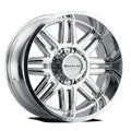 Raceline 948C-SPLIT 20" Cast Aluminum Wheel, SPLIT CHROME 20X10 6X139.7 -19mm