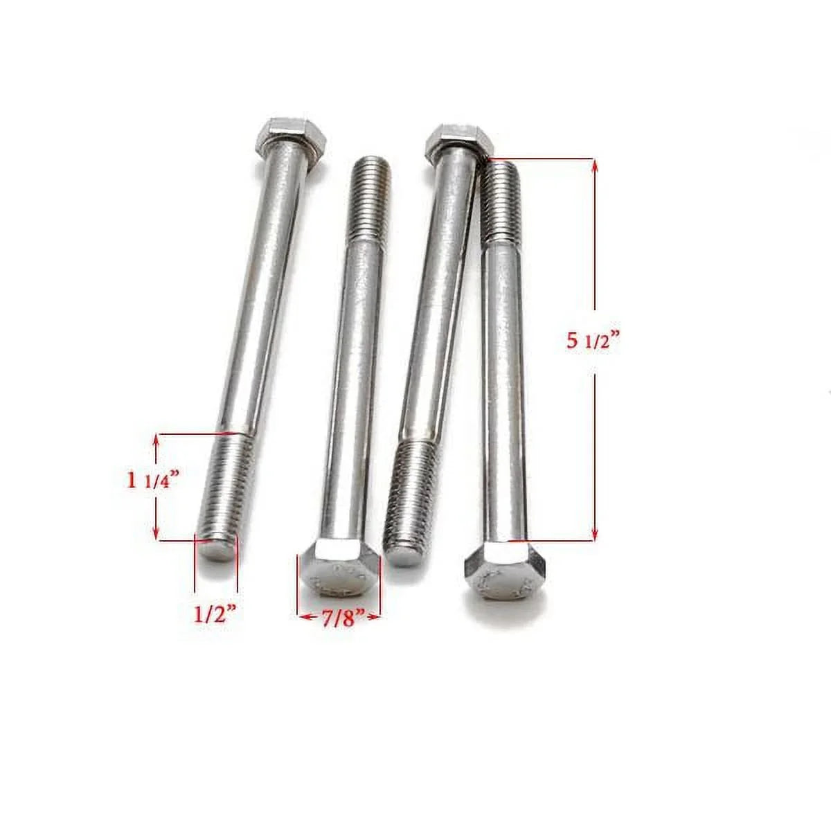 Mercury craft Outboard Engine Mounting Bolts HHCSS1/2C5.5 | (Set of 4)