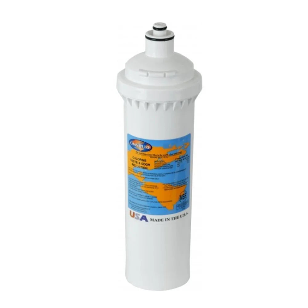 Package Of 2  Omnipure ELF-5M-P Carbon Filter with Scale Inhibitor Everpure 4CB5-S matching