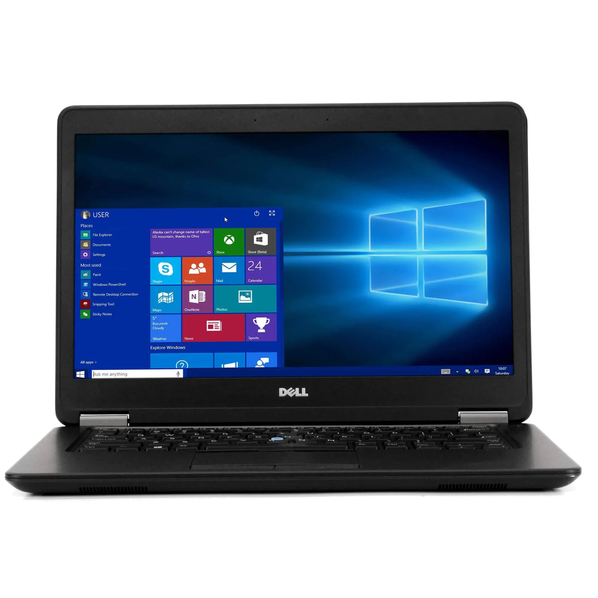 Latitude E7450 Laptop Computer, 2.90 GHz  i5 Dual Core Gen 5, 4GB DDR3 RAM, 120GB Solid State Drive (SSD) SSD Hard Drive, Windows 10 Professional 64Bit, 14" Screen Used