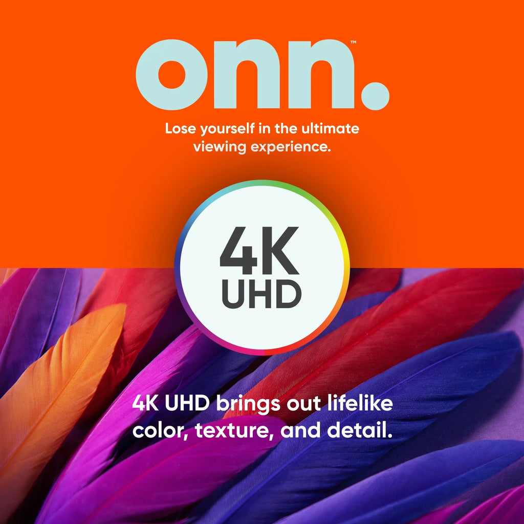 70” Class 4K UHD (2160P) LED Roku Smart TV HDR (100068378). onn