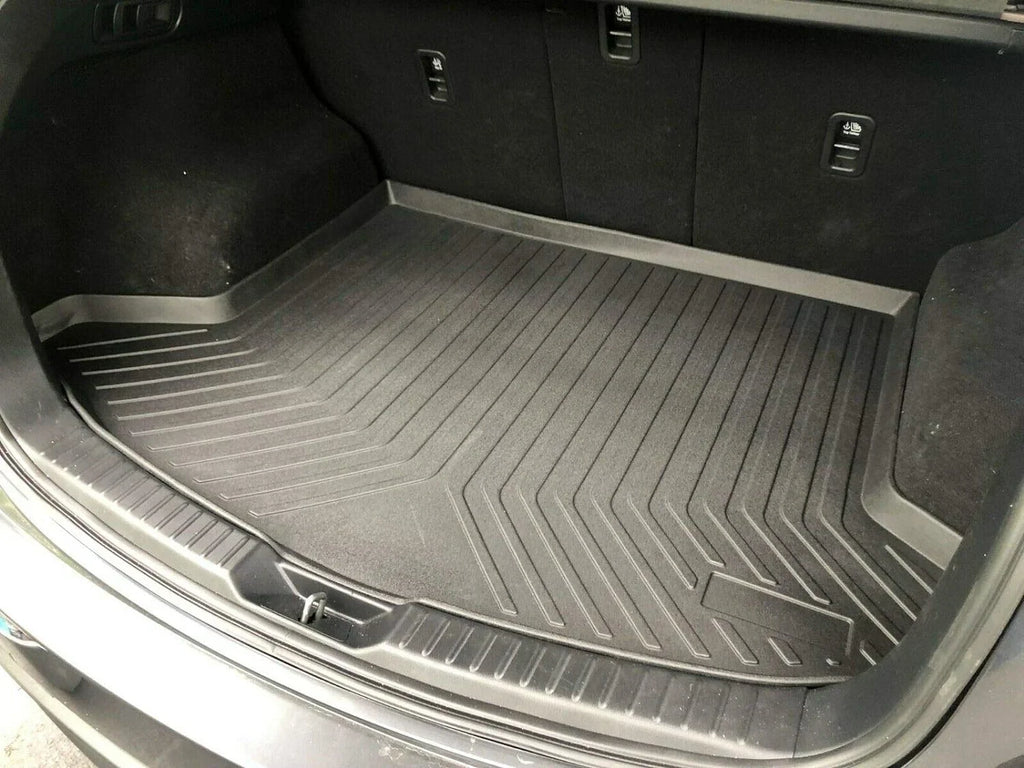 EACCESSORIES EA Cargo Liner – Trunk Mat for Mazda CX-5 CX5 2017-2023 – elements-impervious Trunk Mats for Cars with Raised Lip – Non-Slip Car Trunk Mat Rubber – Easy to Install – Laser Pre-Cut Design