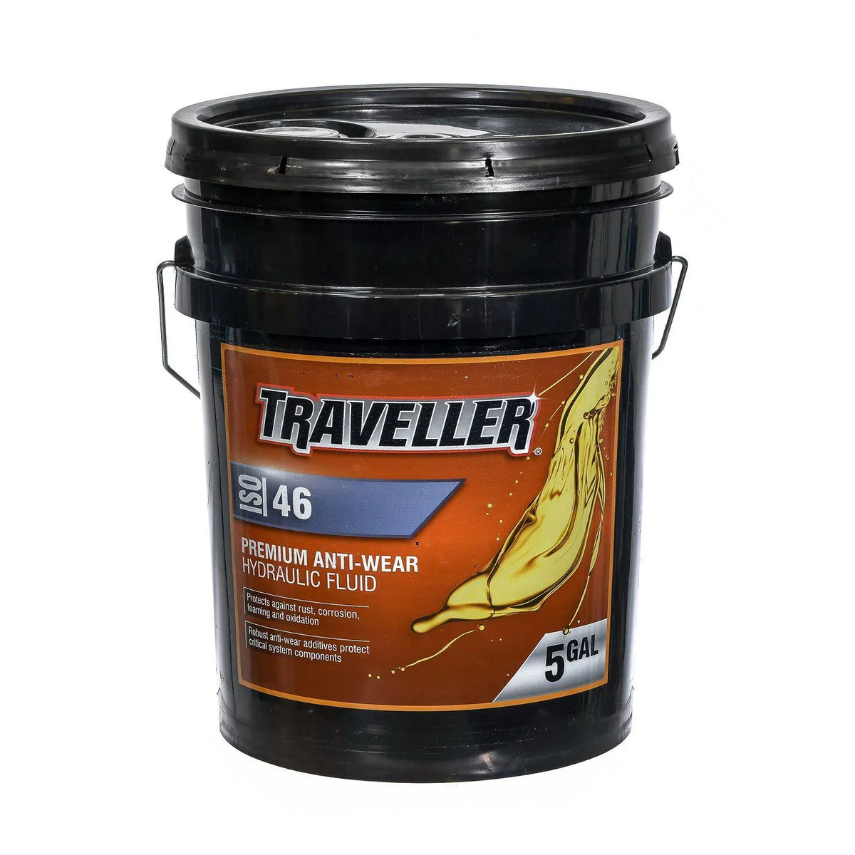 Premium Anti-Wear Hydraulic Oil, ISO 46. Traveller 5 gal