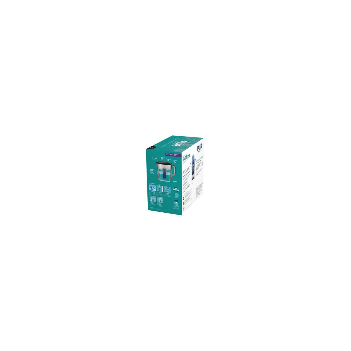 PLUS 11 Cup aqua Pitcher Filtration System Smoke PPT110BA