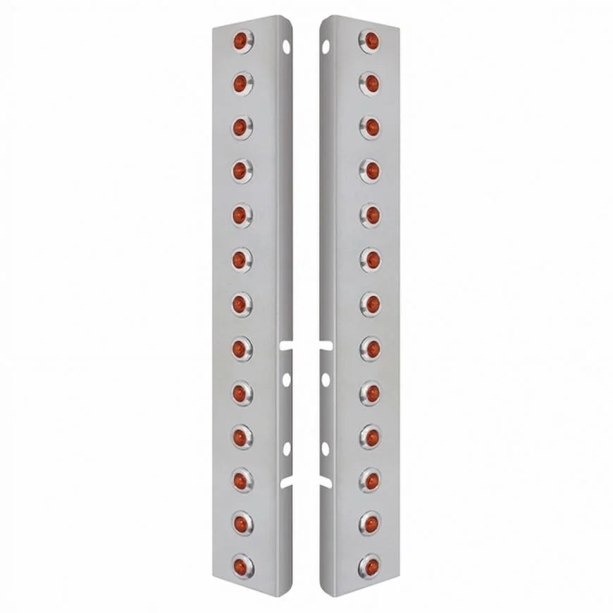 United Pacific 34476 Air Cleaner Light Bar   Front, Stainless Steel, With