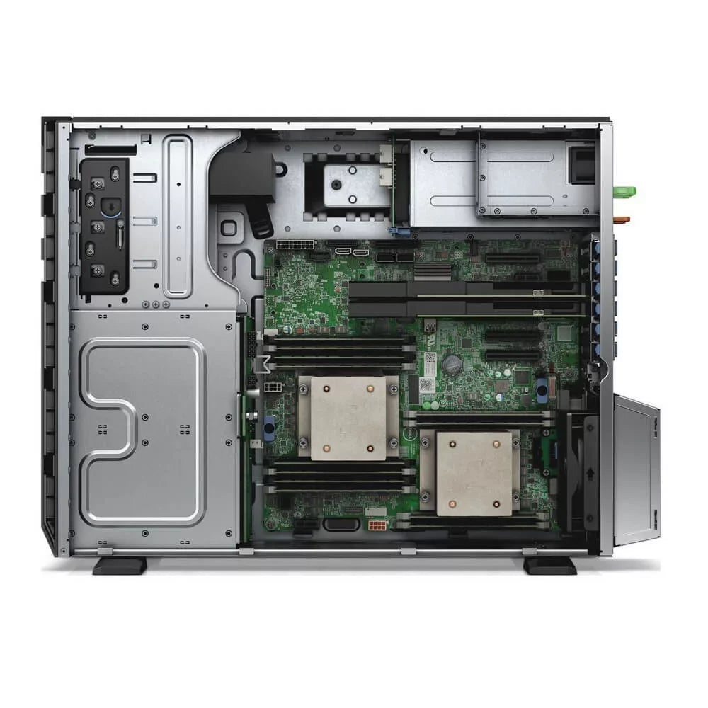 Used  PowerEdge T430 8 x 3.5" Hot Plug 2x E5-2630 V3 Eight Core 2.4Ghz 192GB 8x 600GB H730
